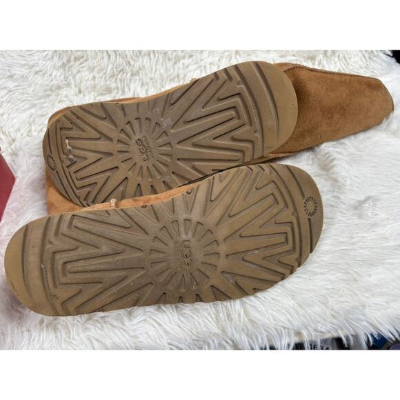 UGG Australia Women's Leather Classic Tall Winter Boots Size W9 Chestnut - Picture 4 of 9